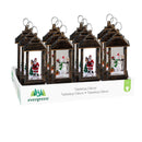 Heartfelt Cheer LED Table Decor Christmas Character Plastic Lantern, CDU, 5"H