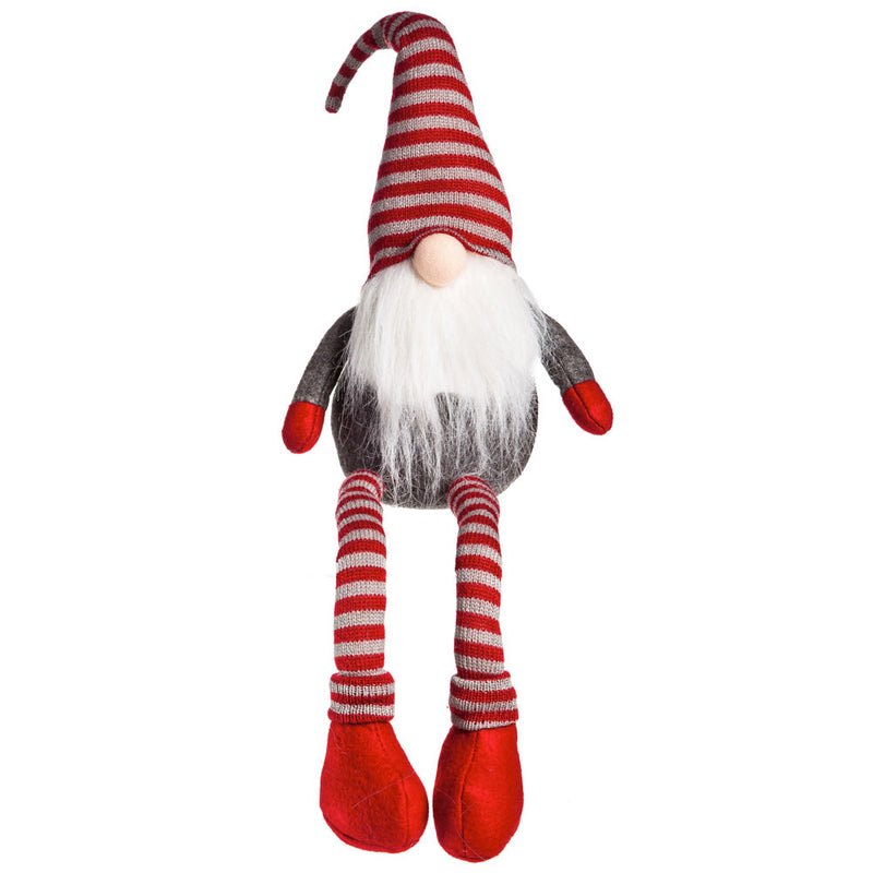 Plush Sitting Long Legs Santa,8tan010