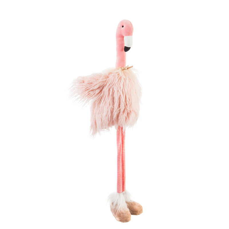 Telescoping Fabric Flamingo with Tutu,8tan108