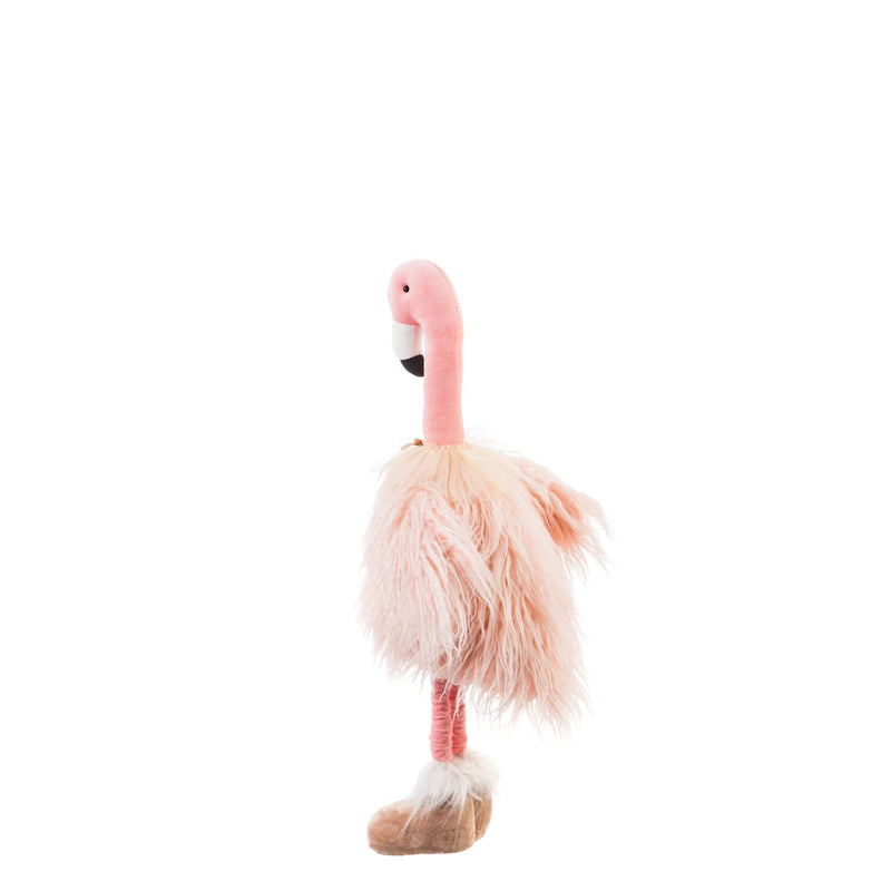 Telescoping Fabric Flamingo with Tutu,8tan108