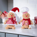 13" Fabric Gingerbread Table Decor
