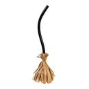 Haunted House Broom with Movement Fabric Table Décor, 19"H