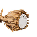 Haunted House Broom with Movement Fabric Table Décor, 19"H