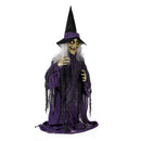 Witch with Movement and Sound, 40"H