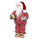 Christmas Vacation Table Décor Santa in Pajamas Fabric and Plastic, 19"H