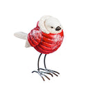 Resin Snowbird with Red Coat Tabletop Decor, 3 Asst,8tar436