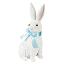 Resin Bunny with Bow Tabletop Décor, Set of 2