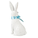 Resin Bunny with Bow Tabletop Décor, Set of 2