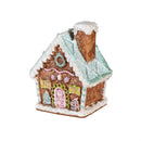 Sugar & Stripes Bright Table Décor Gingerbread House Resin, CDU, 3"H