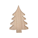 Winter Grove Table Décor Buffalo Check Tree Wood, CDU, 5"H