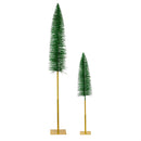 Bottle Brush Tree with Glitter Set