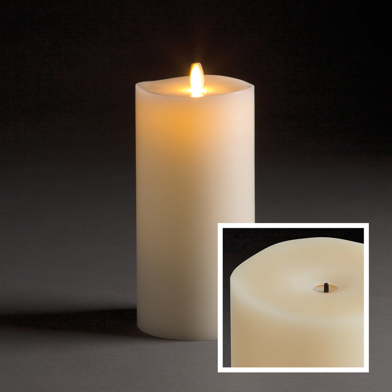 NAPA Home & Garden, LIGHTLI WICK-TO-FLAME PILLAR 4" x 9",992764