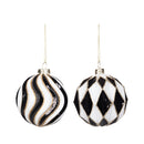 Black & White Pattern Orn, A/2
