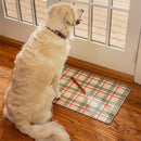 Holly Homestead Anti-Fatigue Mat, Merry Plaid, 30"x18"