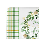 Shades of Emerald Wreath Anti-Fatigue Mat, "Merry Bright", 30"x18"