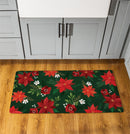 Holly Homestead Flower with Leaf Anti-Fatigue Mat, 40"x20"