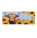 Harvest Blossom Highland Cow and Sunflowers Anti-Fatigue Mat, 40"x20"
