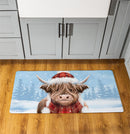 Holly Homestead Highland Cow Anti-Fatigue Mat, 40"x20"