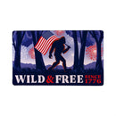 Red White & Bloom Anti-Fatigue Mat, "Wild & Free", 30"x18"