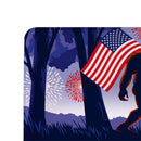 Red White & Bloom Anti-Fatigue Mat, "Wild & Free", 30"x18"