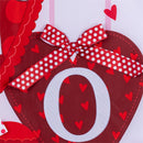 Love Hearts Applique Flag House