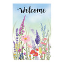 Wildflower Season Applique House Flag