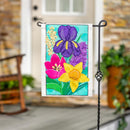 Spring Has Sprung Bloom Applique Flag Garden