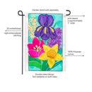Spring Has Sprung Bloom Applique Flag Garden