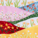 Hillside Pasture Valleys Applique Flag House