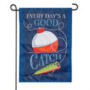Every Day's A Good Catch Applique Flag Garden