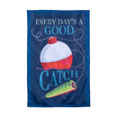 Every Day's A Good Catch Applique Flag House