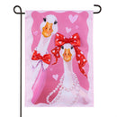 The Love Birds Applique Flag Garden