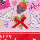 Valentine's Day Icons Applique Flag Garden