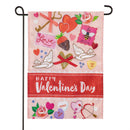 Valentine's Day Icons Applique Flag Garden