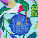 Hummingbird & Morning Glories Applique Flag Garden