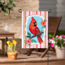 Cardinal BlossomsApplique Flag Garden