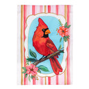 Cardinal BlossomsApplique Flag Garden