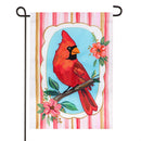Cardinal BlossomsApplique Flag Garden