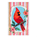 Cardinal BlossomsApplique Flag House