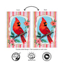 Cardinal BlossomsApplique Flag House