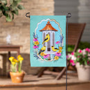 Goldfinch Feeder Applique Flag Garden