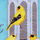 Goldfinch Feeder Applique Flag Garden