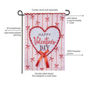 Happy Valentine's Day Bows Applique Flag Garden