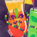 Drink, Drank, and Drunk Applique Flag Garden