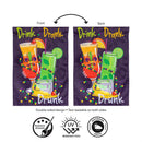 Drink, Drank, and Drunk Applique Flag Garden