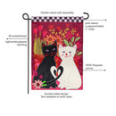 Loving Cats Applique Flag Garden