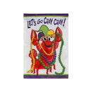 Mardi Gras Lobster Applique Flag Garden
