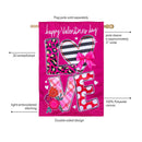 L.O.V.E Applique Flag House