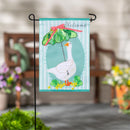 Springtime Goose Applique Flag Garden
