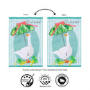 Springtime Goose Applique Flag Garden